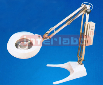 MAGNIFIER, FLEXIBLE ARM, ILLUMINATED